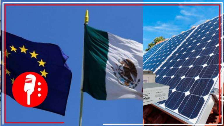 Acuerdan alianza entre México y UE para producir baterías y paneles solares