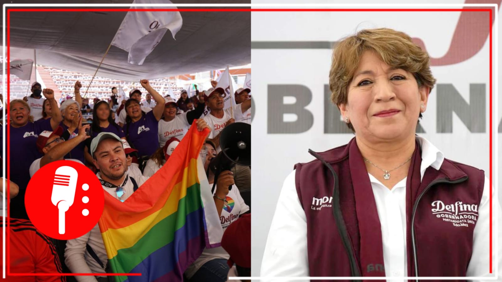 Delfina Gómez se compromete a luchar por los derechos de la comunidad LGBT+ del Edomex