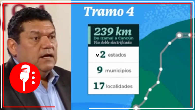 Mañanera: Concluyen 200 km de vía en el Tramo 4 del Tren Maya (VIDEO)