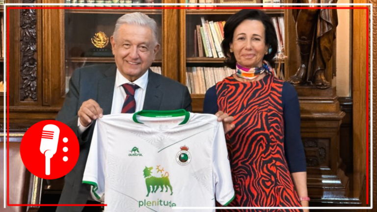 AMLO sostiene reunión con Ana Botín, presidenta de Santander