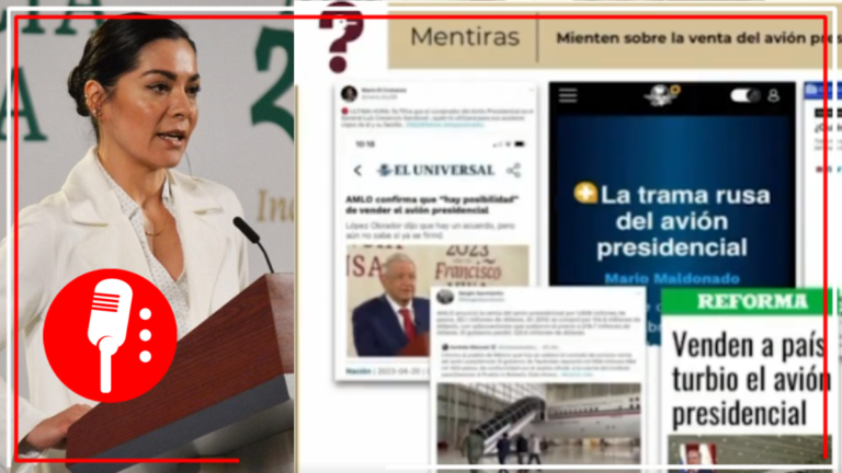 Mentira que el avión presidencial se haya vendido a Tayikistán para que Rusia traslade componentes prohibidos: Liz Vilchis (VIDEO)