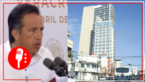 Gobernador denuncia a dos jueces por encubrir construcción ilegal de Torre Centro en Veracruz (VIDEO)