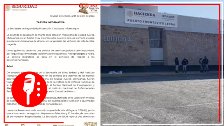 Fallece una persona más por incendio en estación migratoria de Ciudad Juárez: SSPC