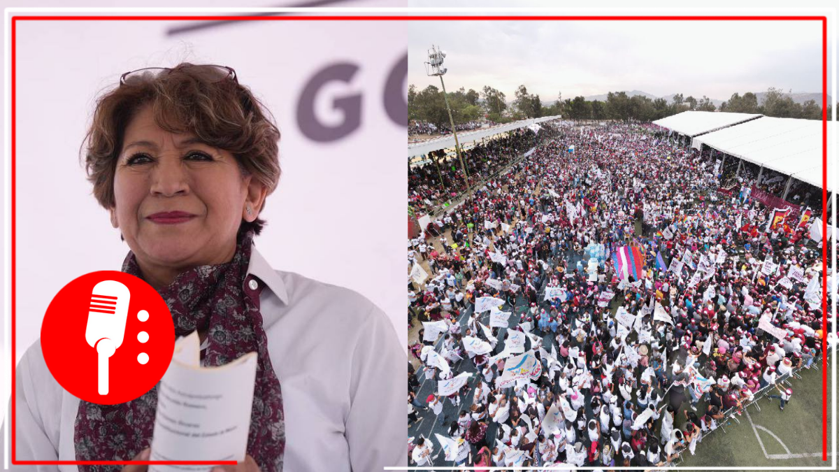 Una multitud de 80 mil personas aclamaron a Delfina Gómez en Chalco e Ixtapaluca  