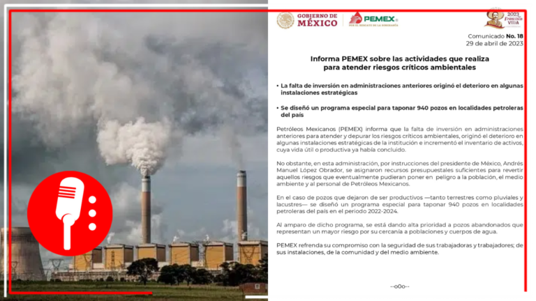 Administraciones anteriores no invirtieron para atender y depurar riesgos críticos ambientales: Pemex