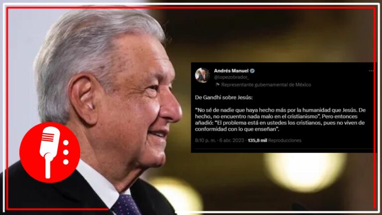 “El problema está en ustedes los cristianos”: Reflexiona AMLO durante este Jueves Santo
