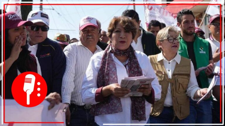 Desde Isidro Fabela, Delfina Gómez reanuda campañas en Edomex