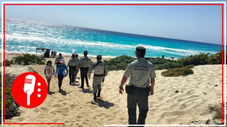 Guardia Nacional refuerza seguridad en diferentes playas de México durante Semana Santa