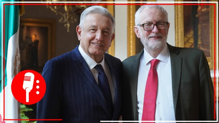 &#8220;Es honesto y una esperanza para Reino Unido&#8221;: AMLO se reúne con Jeremy Corbyn
