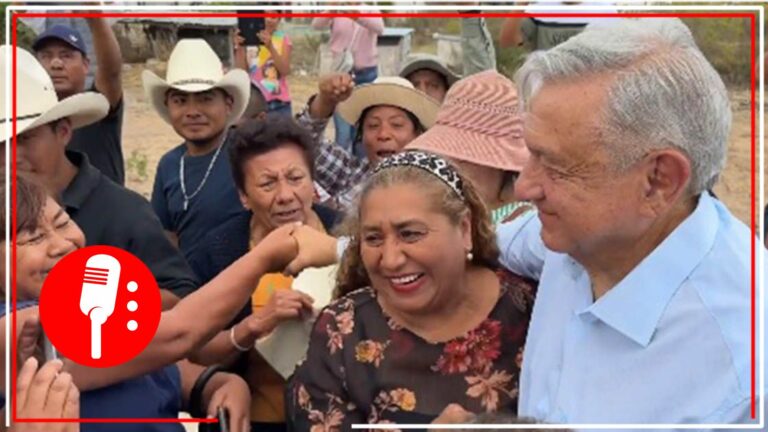 &#8220;¡Es un honor estar con Obrador!&#8221;: Reciben con vitoreos a AMLO en su visita a Oaxaca