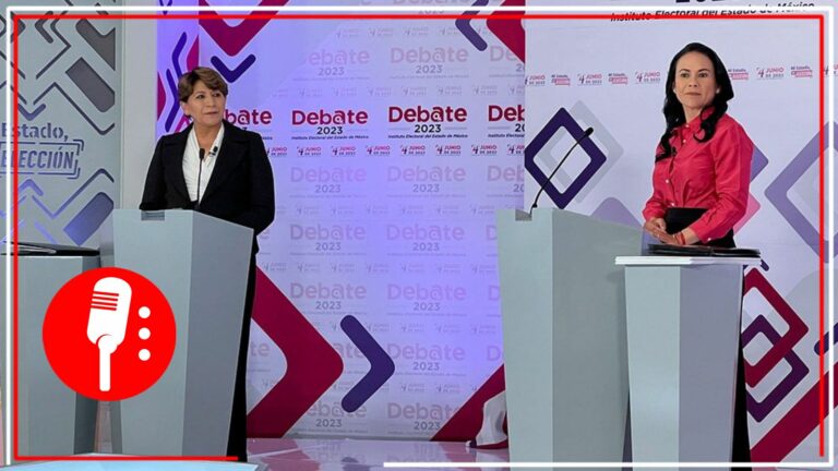 &#8220;Entiendo su desesperación, están 20 puntos abajo&#8221;: Delfina Gómez a Alejandra del Moral tras primer debate por Edomex