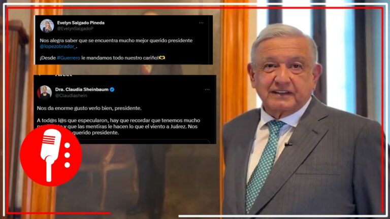 “Nos da enorme gusto verlo bien”: Gobernadores y políticos celebran reaparición de AMLO