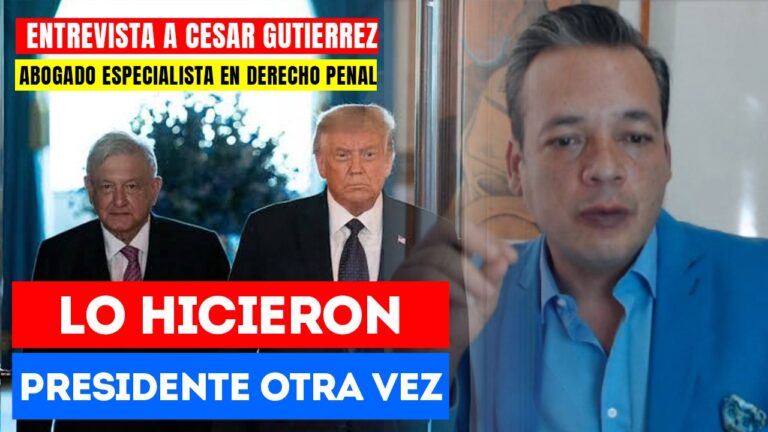 #Entrevista | El arresto de Donald Trump lo va a fortalecer para 2024: César Gutiérrez Priego