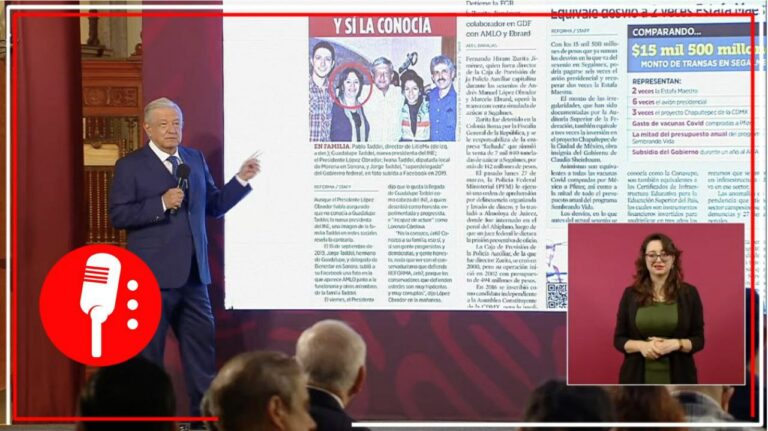 AMLO exhibe nota falsa del Reforma y deja en claro que el diario conservador es tendencioso (VIDEO)