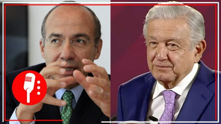 &#8220;¿Por qué no lo ayuda, si es abogado por qué se queda callado?&#8221;: AMLO reta a que Calderón sea defensa de GGL (VIDEO)