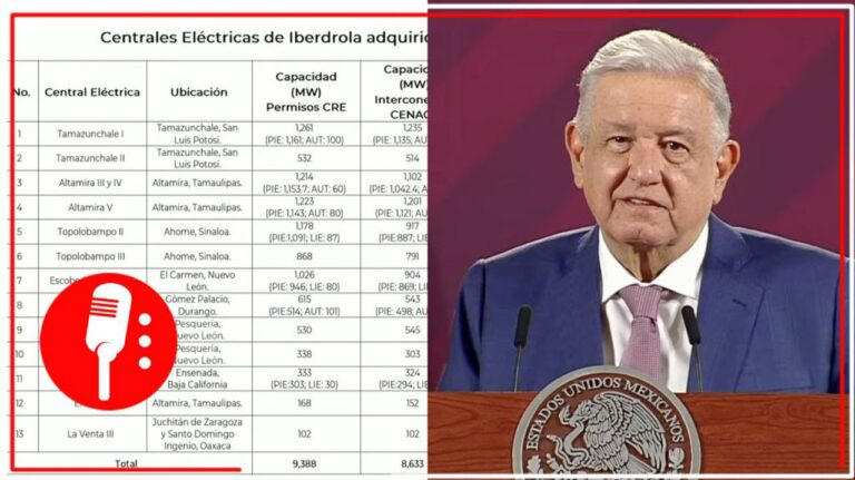 AMLO  desmiente que plantas adquiridas a Iberdrola sean &#8220;chatarra&#8221; y detalla que tienen una vida útil 3 veces mayor a la de la CFE (VIDEO)