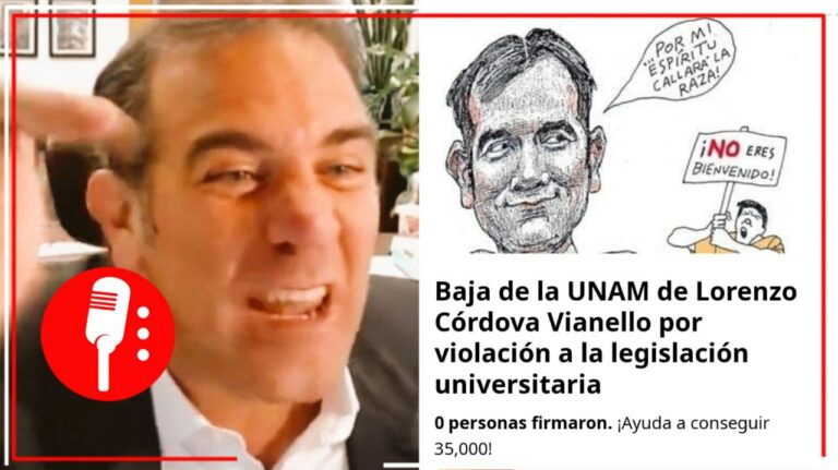 El pueblo quiere justicia y lanzan petición para que Lorenzo Córdova sea echado de la UNAM por violar la legislación universitaria