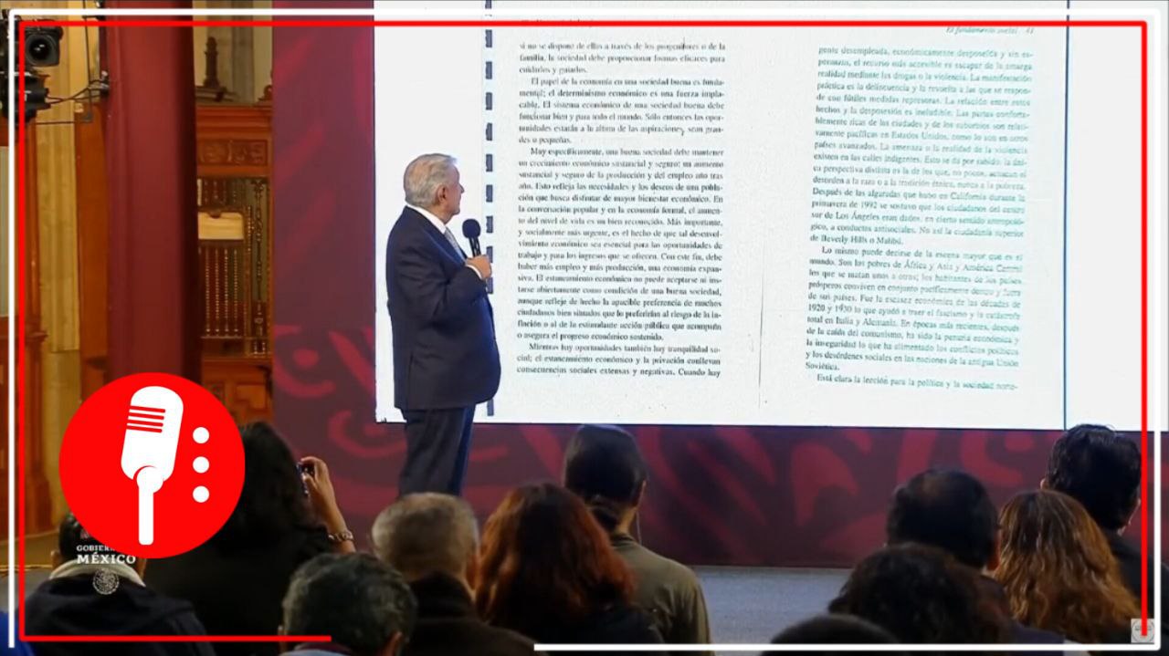 AMLO enviará al gobierno de EE.UU. el libro “Una sociedad mejor” del economista y politólogo John Kenneth Galbraith (VIDEO)