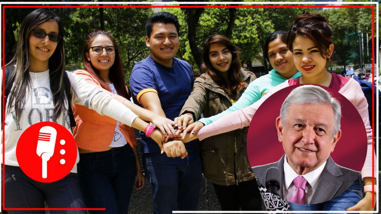 AMLO se compromete con las nuevas generaciones de jóvenes y reitera que se informará sobre riesgos de las drogas (VIDEO)