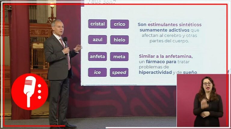 López-Gatell advierte sobre los riesgos y problemas de consumo de metanfetamina en México (VIDEO)