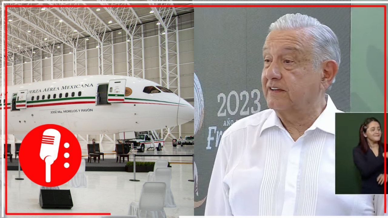 Avión presidencial que Calderón “le regaló” con dinero público a EPN, se devaluó por falla de origen: AMLO (VIDEO)