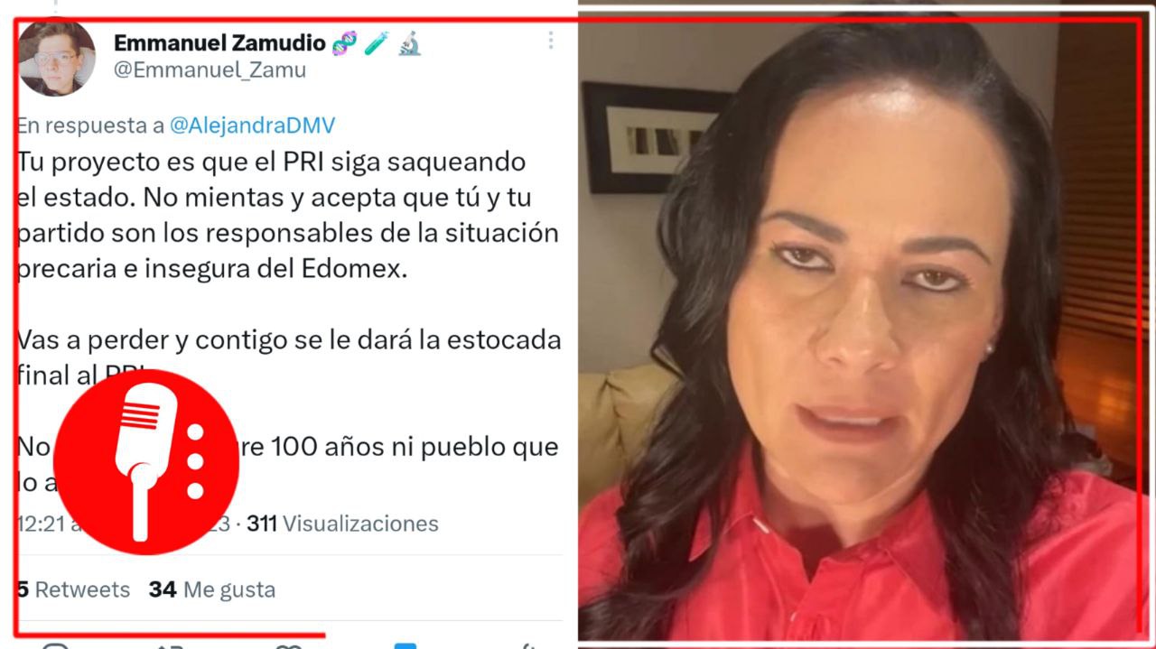 Hueles a derrota, los mexiquenses no queremos reconciliación con delincuentes: tunden a la priista Alejandra del Moral