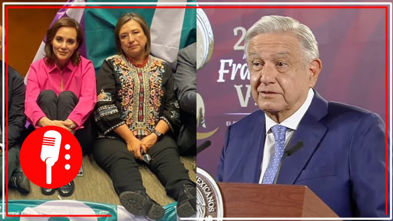 “Extrañarán darse la gran vida a costillas del erario” AMLO desestima plantón de opositores en el Senado (VIDEO)