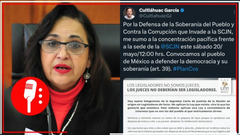 Diputados organizan marcha pacífica en la SCJN; defenderán la soberanía y democracia