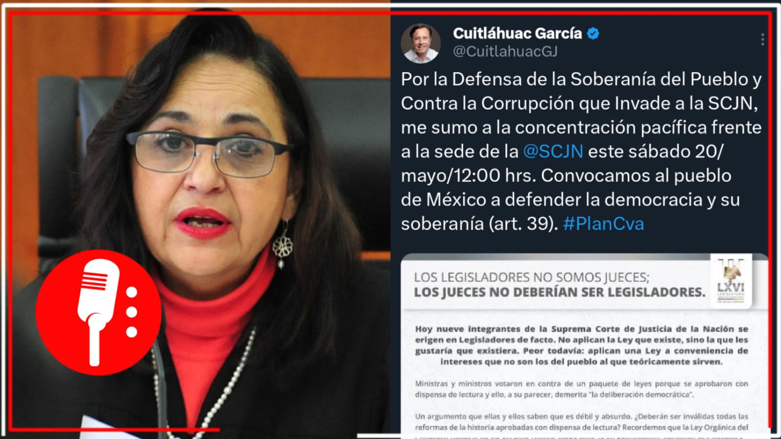 Diputados organizan marcha pacífica en la SCJN; defenderán la soberanía y democracia