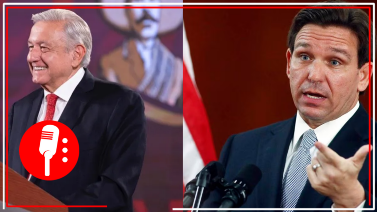 Cinco o seis presidentes de EE.UU. han construido muros en la frontera, no han hecho la mitad y él lo va a construir, dijo AMLO sobre propuesta de Ron DeSantis (VIDEO)