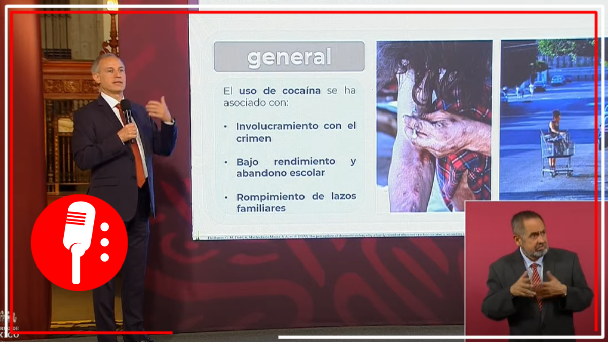 Para evitar el consumo de cocaína, Hugo López-Gatell informa a la población sobre las consecuencias que causa su uso