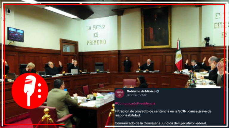 Presidencia condena filtración de proyecto en SCJN sobre el &#8220;Plan B&#8221;