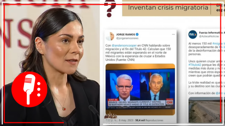 Liz Vilchis desmiente a los medios conservadores: no hay crisis migratoria tras el termino del Título 42