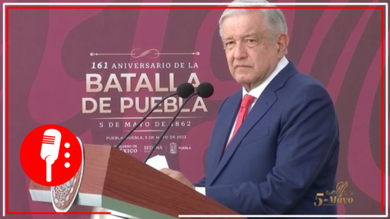 AMLO encabeza ceremonia en conmemoración de la Batalla de Puebla