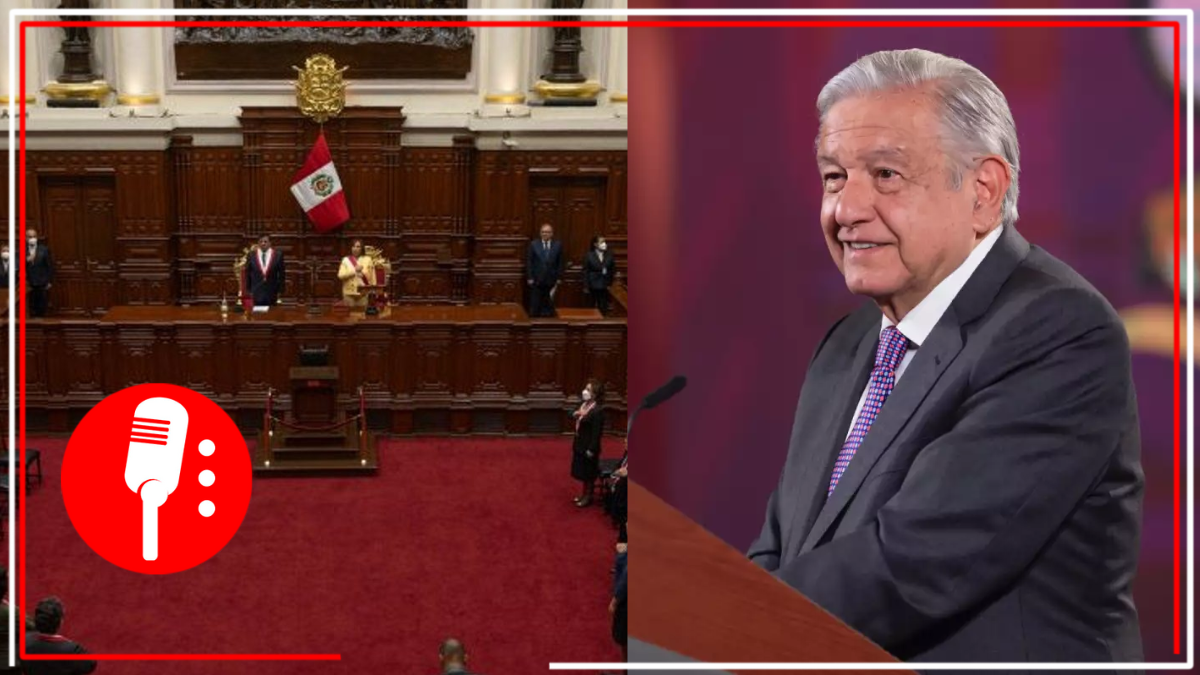 Congresistas de Perú que avalan el ilegitimo mandato de Dina Boluarte, ahora quieren declarar “persona non grata” a AMLO