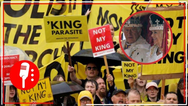 Not My King: Miles de personas se manifiestan en contra de la ceremonia de coronación Carlos III (VIDEO)