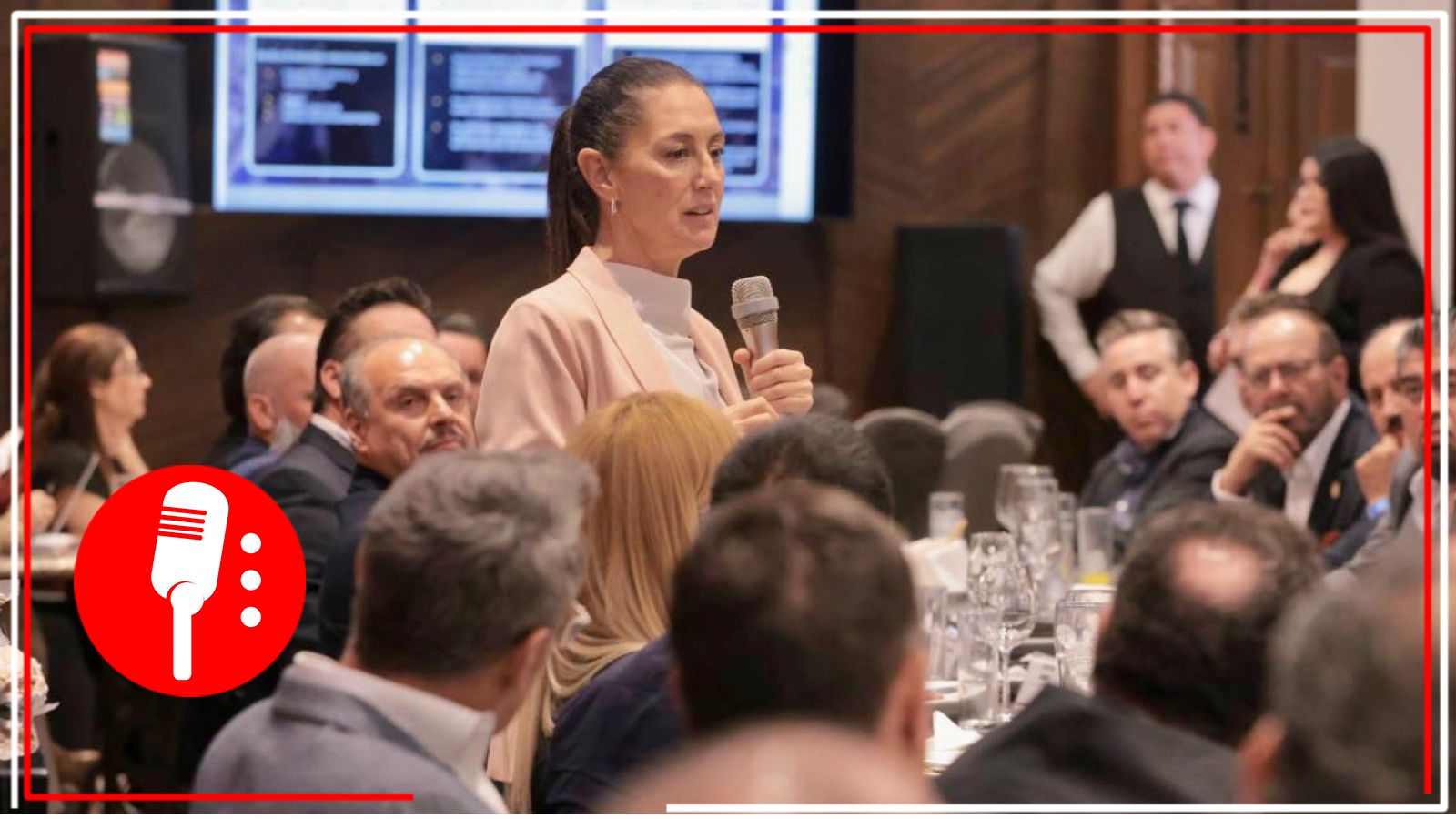 “Me dio gusto estar con ell@s”: Claudia Sheinbaum se reúne con empresarios en Chihuahua