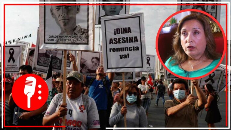 Dina Boluarte se deslinda de muertes de peruanos durante manifestaciones sociales