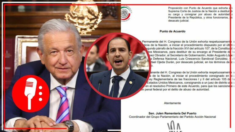 PAN pide a la SCJN que AMLO y Adán Augusto sean destituidos por presunto desacato judicial