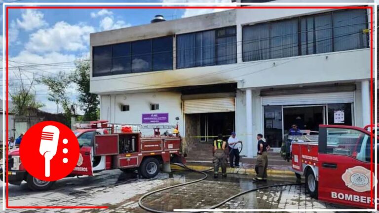 Controlan incendio en el Instituto Electoral de Coahuila (VIDEO)