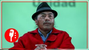 Leonidas Iza, líder del movimiento indígena de Ecuador, acepta ser candidato presidencial