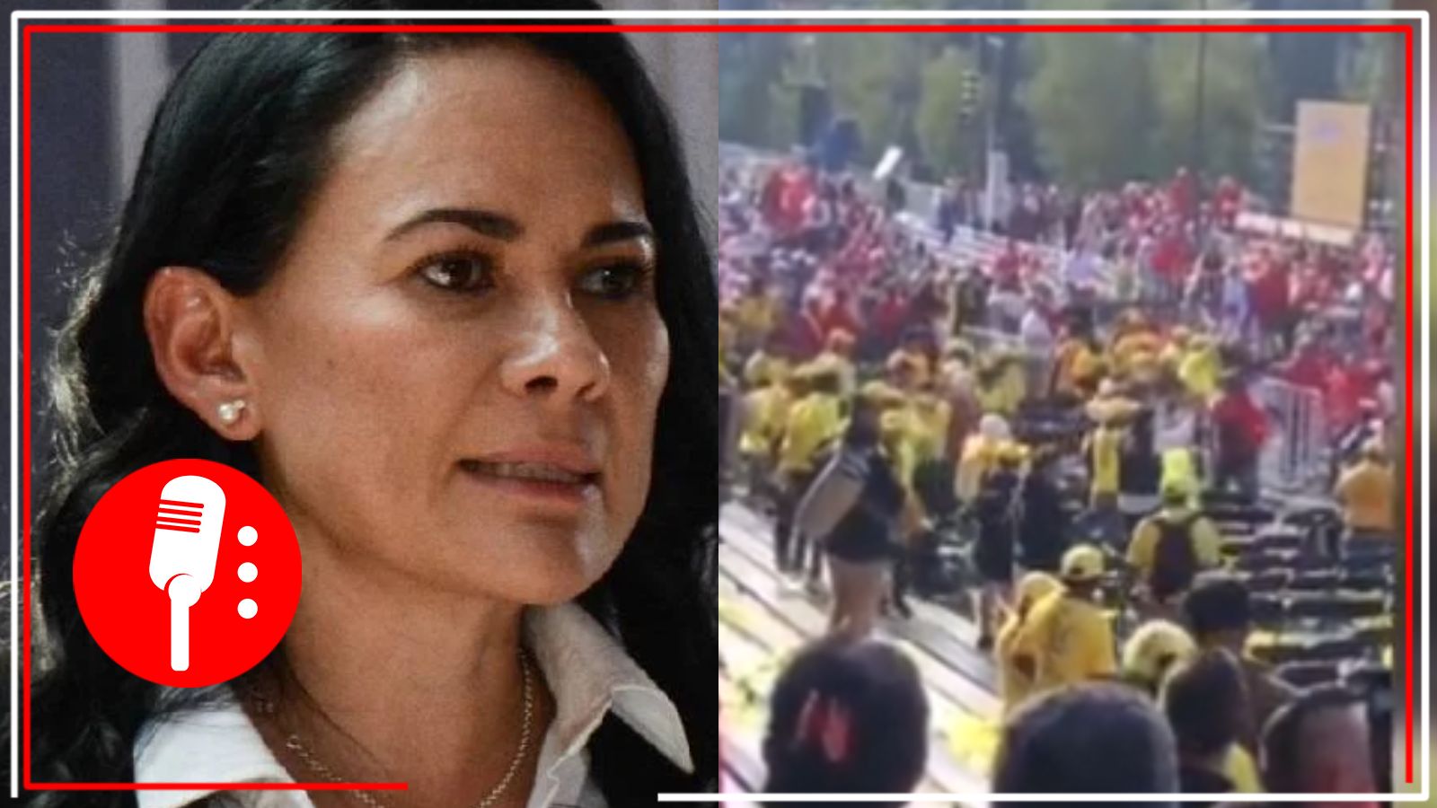 Militantes del PRD y PRI se golpean con sillas durante cierre de campaña de Alejandra del Moral en Toluca (VIDEO)