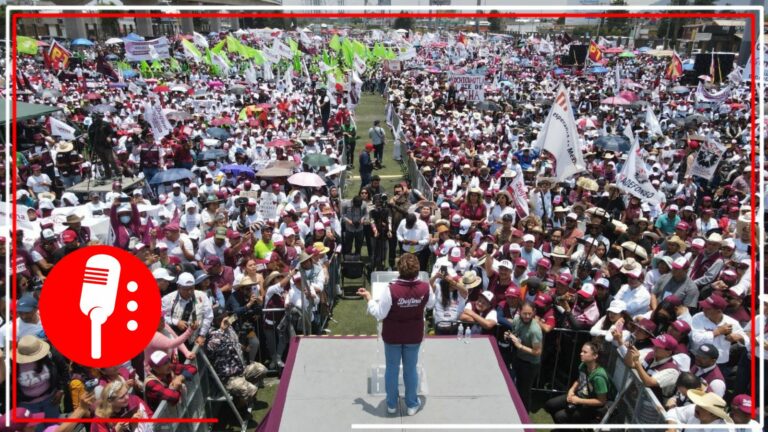 Delfina Gómez cierra campaña en Toluca ante 50 mil personas
