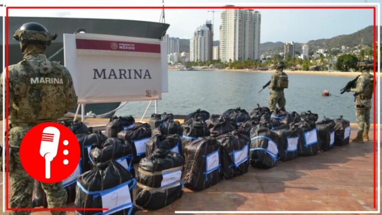 Marina detiene a cinco personas e incauta más de mil kilos de cocaína en Acapulco, Guerrero