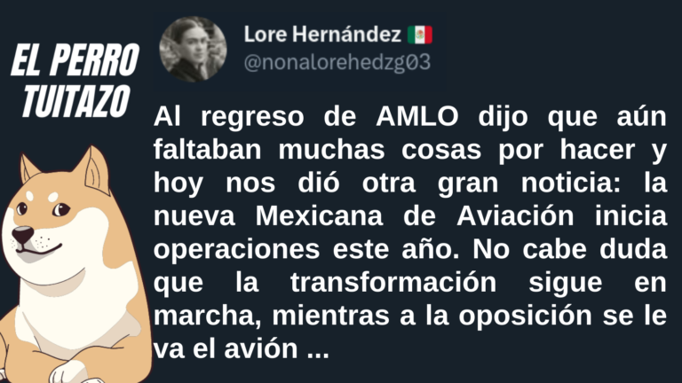 El Perro Tuitazo: Mexicana de Aviación operara este 2023