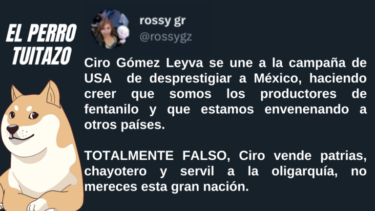 El Perro Tuitazo: Gómez Leyva es un vende patrias