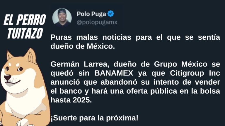 El Perro Tuitazo: Mala semana para Germán Larrea