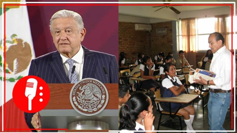 AMLO anuncia aumento a salarios de maestras y maestros; ninguno ganará menos de 16 mil pesos al mes (VIDEO)