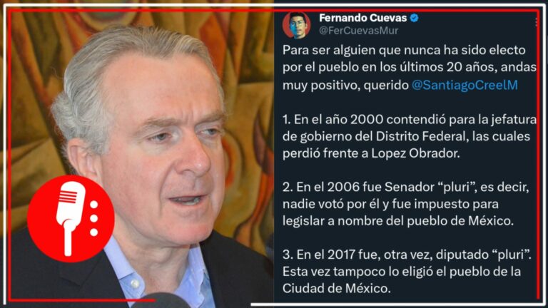 &#8220;Una carrera política a base de puro compadrazgo&#8221;: Exponen en redes a Santiago Creel y su eterna trayectoria como plurinominal