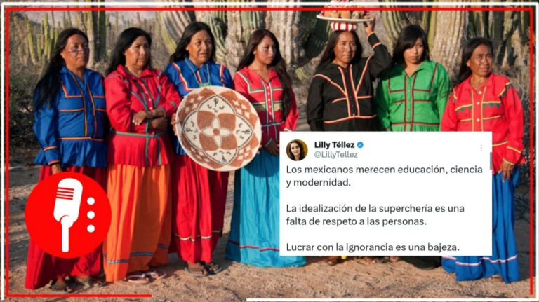 Lilly Téllez desprecia a los pueblos originarios y acusa que sus costumbres son “superchería, ignorancia y bajeza”